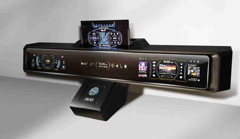 人生就是博Micro LED沉浸式车舱显示方案结合 可卷式、、、、可伸缩的Micro LED应用并可呈现不同的质感纹路，，展现人性化设计